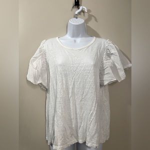 Loft Linen Puff Sleeve Shirt